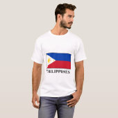 T-shirt Le drapeau philippin (Devant entier)