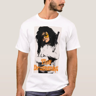 T-shirt Le Drummist de la puce Barkhouse. de webseries