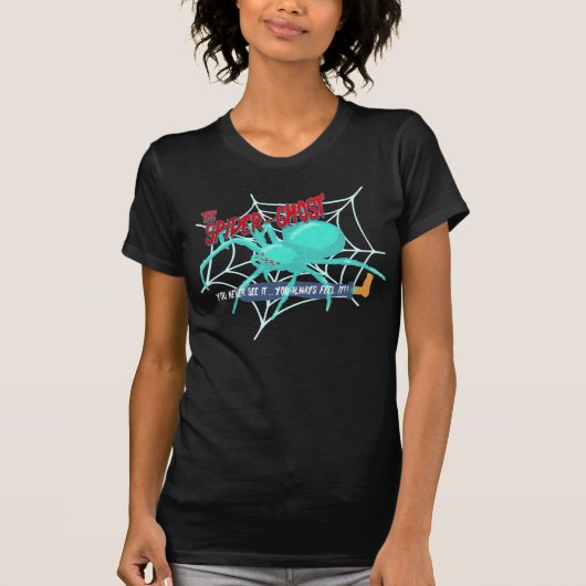 T-shirt Le Fantôme Araignée d'Halloween (Devant)