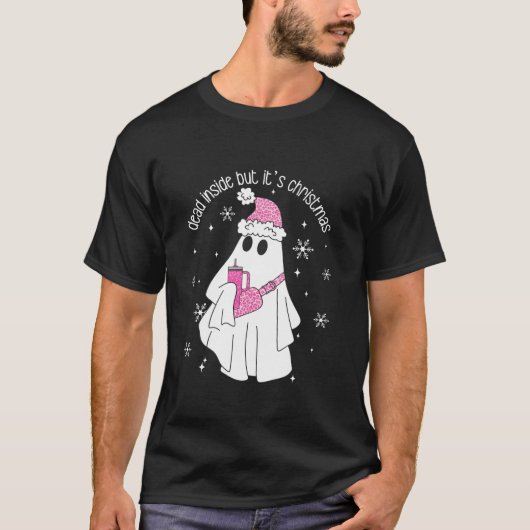 T-shirt Le fantôme léopard est mort à l'intérieur mais c'e (Devant)