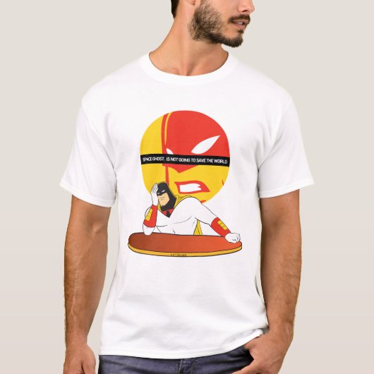 T-shirt Le Fantôme Spatial Ne Va Pas Sauver Le Monde (Devant)