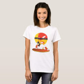 T-shirt Le Fantôme Spatial Ne Va Pas Sauver Le Monde (Devant entier)