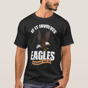 T-shirt Le Faucon D'Aigle Me Compte Dans Le Faucon Ou Le F