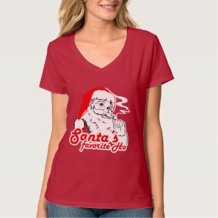 T-SHIRT LE FAVORI DE PÈRE NOËL HO - .PNG