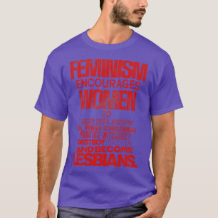 T-shirt Le féminisme encourage les femmes