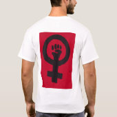 T-shirt le féminisme nous force à nous voir… (Dos)