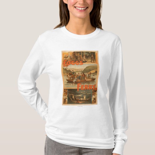 T-shirt Le ferry de Fogg par Chas. E. Callahan Theatre (Devant)