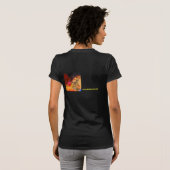 T-shirt Le feu à la pièce en t des femmes de coucher du (Dos entier)