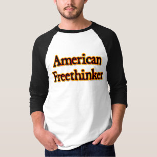 T-shirt Le feu américain de libre penseur