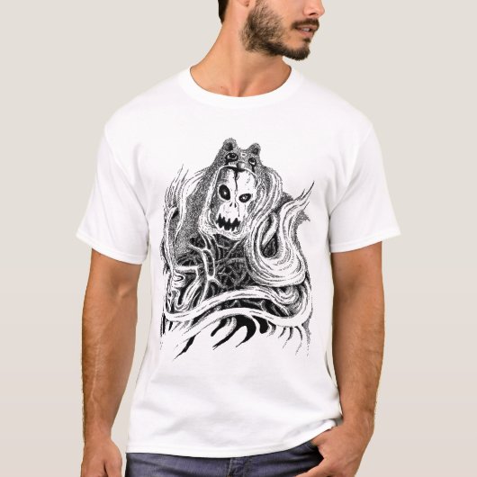 T-SHIRT LE FEU DANS L'OURS (Devant)