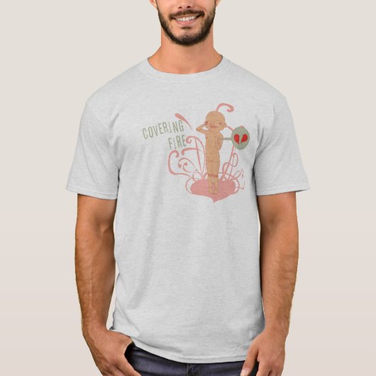 T-shirt Le feu de bâche - pauvre bébé (Devant)