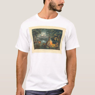 T-shirt Le feu de camp 1866 (1779A) du trappeur