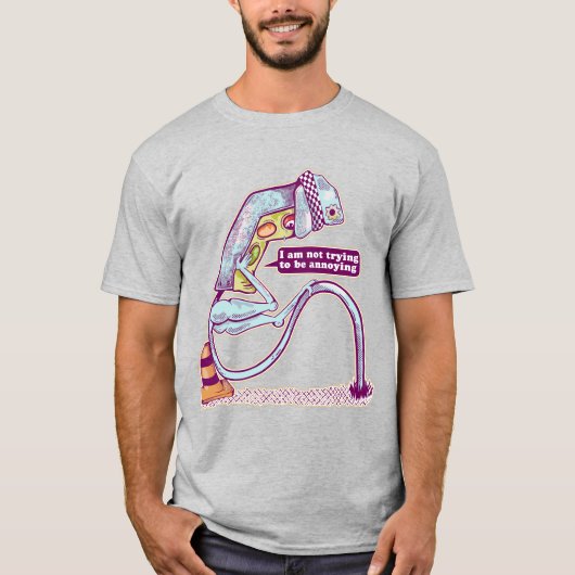 T-shirt Le feu de circulation a l'air triste (Devant)