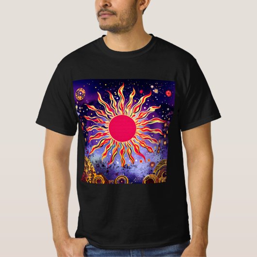 T-shirt "Le feu de la danse du Cosmos" Le Soleil (Devant)