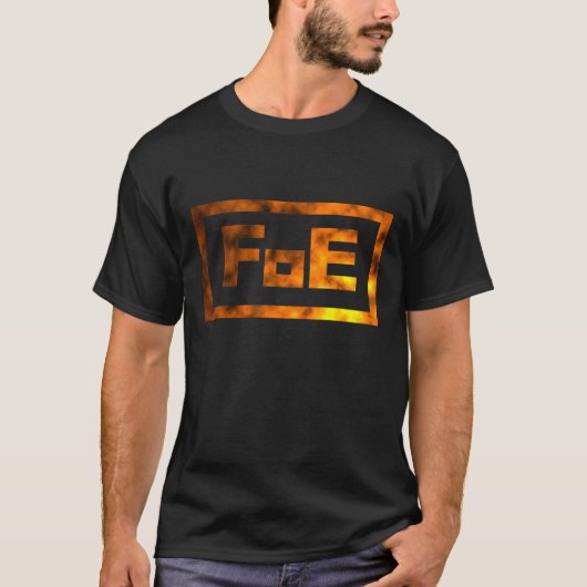 T-shirt Le feu d'ennemi (Devant)