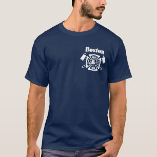 T-shirt Le feu Dept. E33 et L15 de Boston