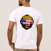 T-shirt Le feu Dept. White Tee de Nashville Tennessee (Dos)