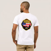 T-shirt Le feu Dept. White Tee de Nashville Tennessee (Dos entier)