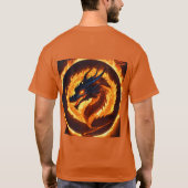 T-shirt Le feu du dragon (Dos)