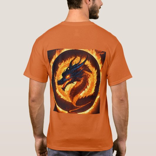 T-shirt Le feu du dragon (Dos)