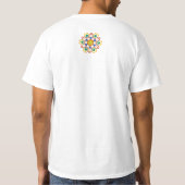 T-shirt Le feu du mandala 2 de création (Dos)