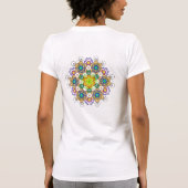 T-shirt Le feu du mandala 2 de création (Dos)