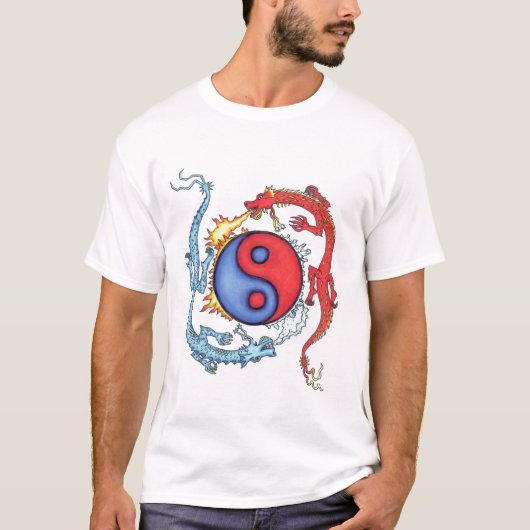 T-shirt Le feu et glace (Devant)