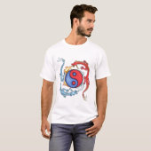 T-shirt Le feu et glace (Devant entier)