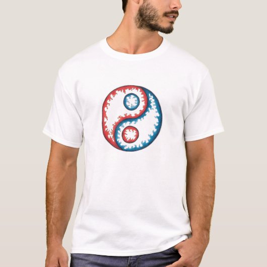 T-shirt Le feu et glace (Devant)