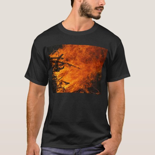 T-shirt Le feu faisant rage (Devant)