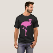 T-shirt Le Flamant rose des hommes (Devant entier)
