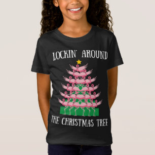 T-Shirt Le Flamant rose Qui S'Éclate Autour Des Lumières D