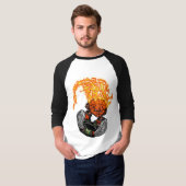 T-shirt Le flambage trempent (Devant entier)
