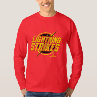 T-shirt Le Flash | Graphique "Frappes de foudre"