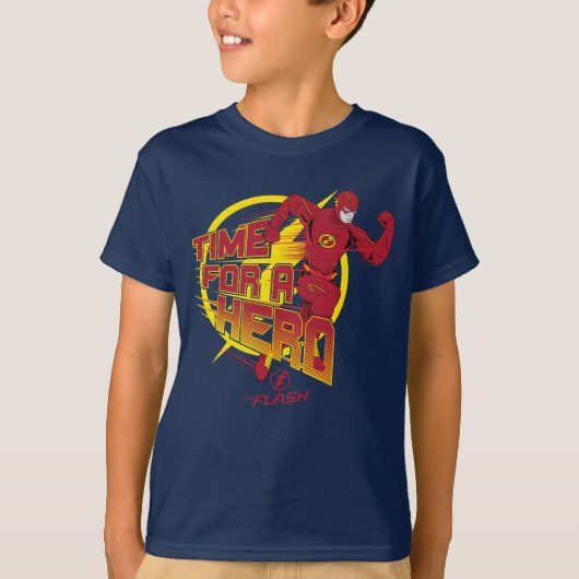 T-shirt Le Flash | Graphique "Le Temps D'Un Héros" (Devant)