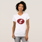 T-shirt Le Flash | Logo du boulon éclair (Devant entier)