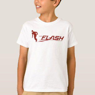 T-shirt Le Flash   Logo du nom du super héros