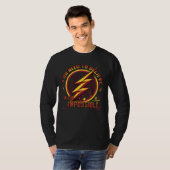 T-shirt Le Flash | Vous Devez Croire En L'Imposable (Devant entier)