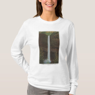 T-shirt Le fleuve Columbia, OU - Latourelle tombe la vue