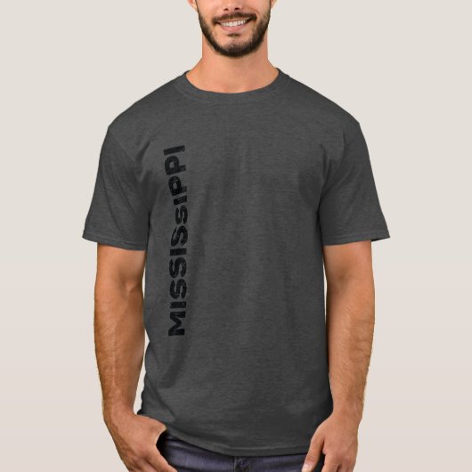 T-shirt Le fleuve Mississippi (Devant)