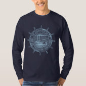 T-shirt Le fleuve Mississippi. Voyages. Aventure. (Devant)