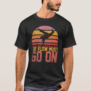 T-shirt Le flux doit aller sur Capoeira Dancing Sport Cita