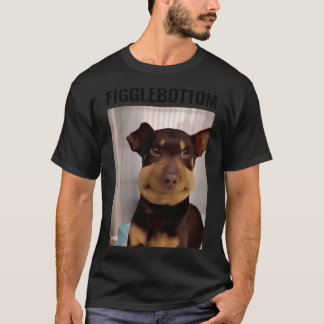 T-shirt Le fond de chien derrière les cierges Mèmes amusan