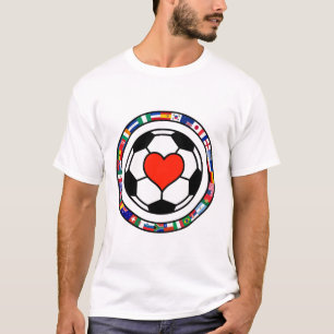 T-shirt Le football 2010 d'amour