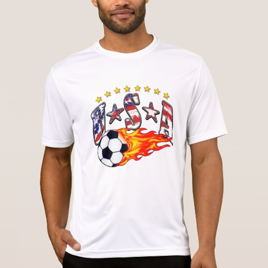 T-shirt Le football 2010 des Etats-Unis (Devant)