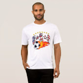 T-shirt Le football 2010 des Etats-Unis (Devant entier)