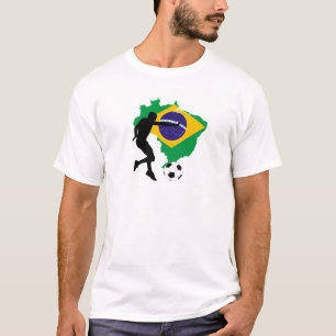 T-shirt Le football 5540 du Brésil