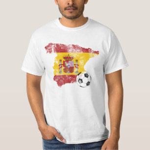 T-shirt Le football affligé de l'Espagne
