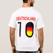 T-shirt Le football allemand (Dos)
