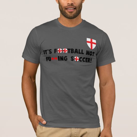 T-shirt Le football anglais (Devant)
